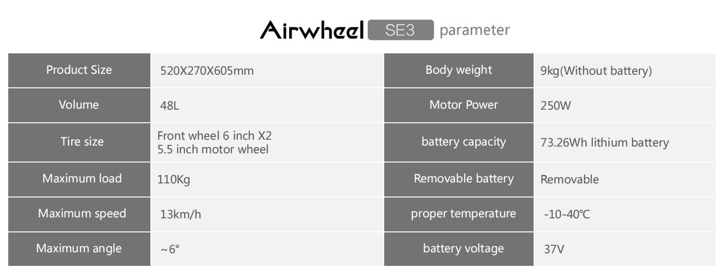 Airwheel se3t Electric Riding Luggage