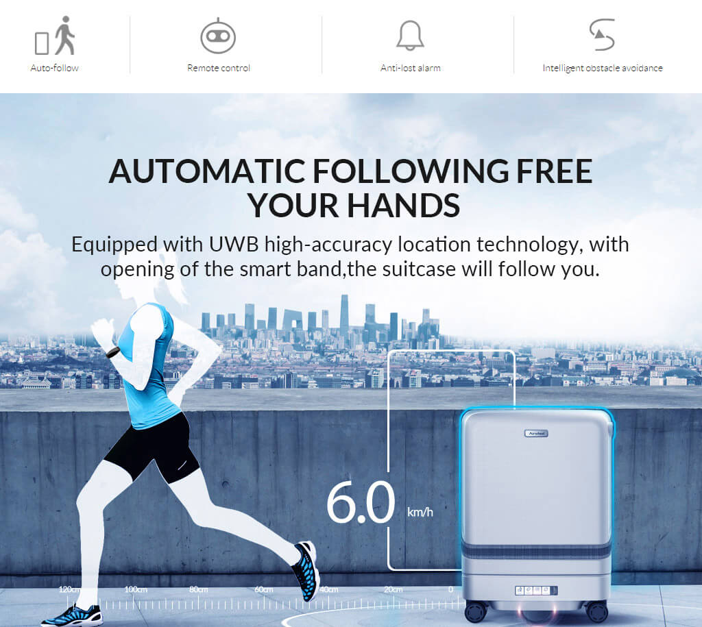 Airwheel SR5 smart luggage